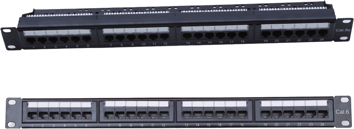 24口非屏蔽配线架(一体式)