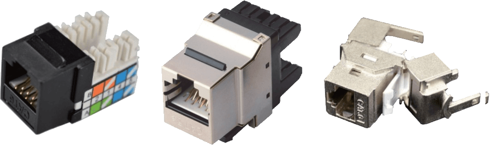 非屏蔽/屏蔽模块（超五类/六类）